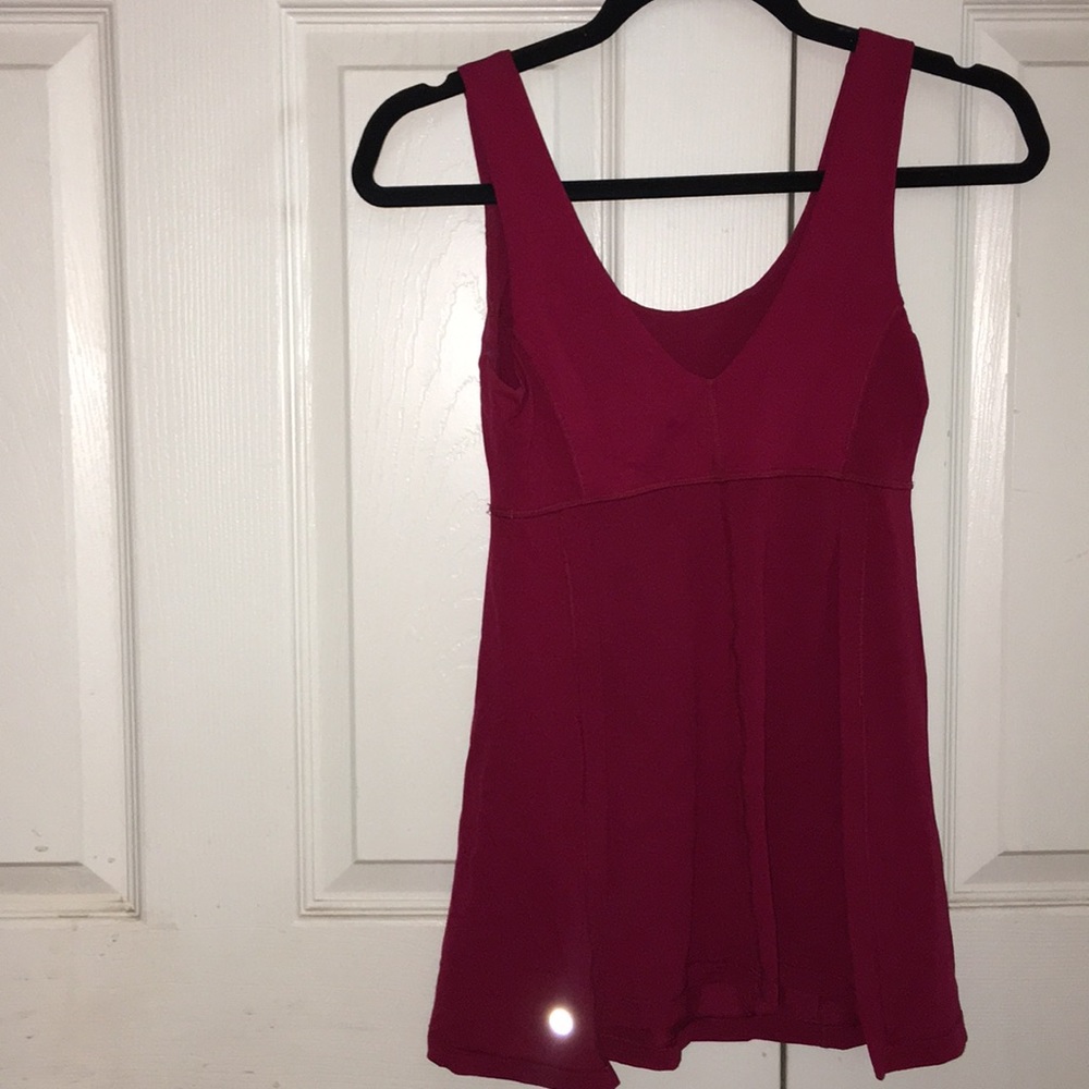 Lululemon Raspberry Tank With Open Sides - image 3